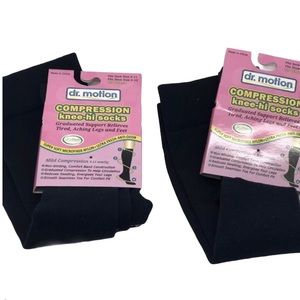 Dr. Motion Compression 8-15mmHg Knee-Hi 2 Pairs